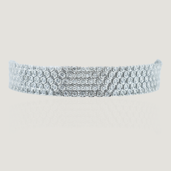 white gold diamond bracelet