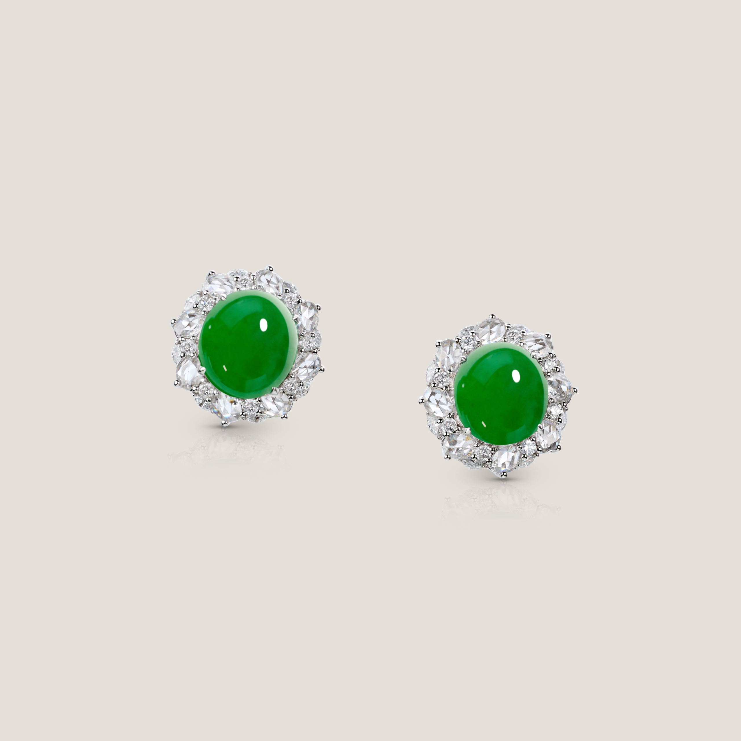Natural Jadeite Earring Natural Jadeite Earring