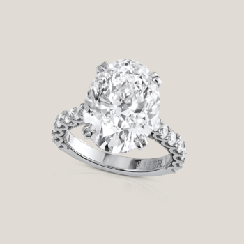 Natural Oval Diamond Ring