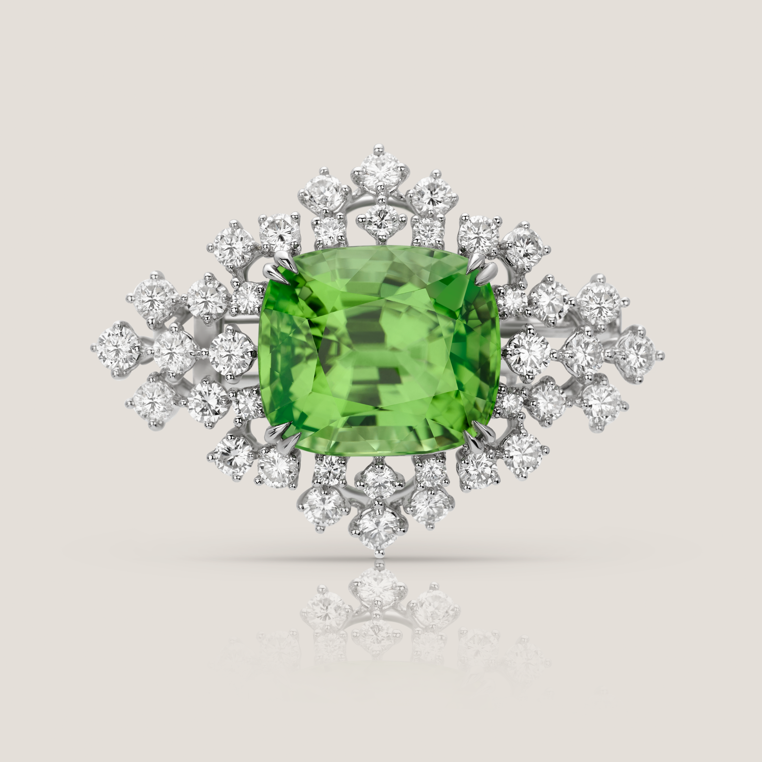 Natural Peridot Brooch Natural Peridot Brooch
